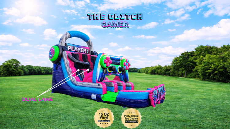 16FT Glitch Dual Lane Slide