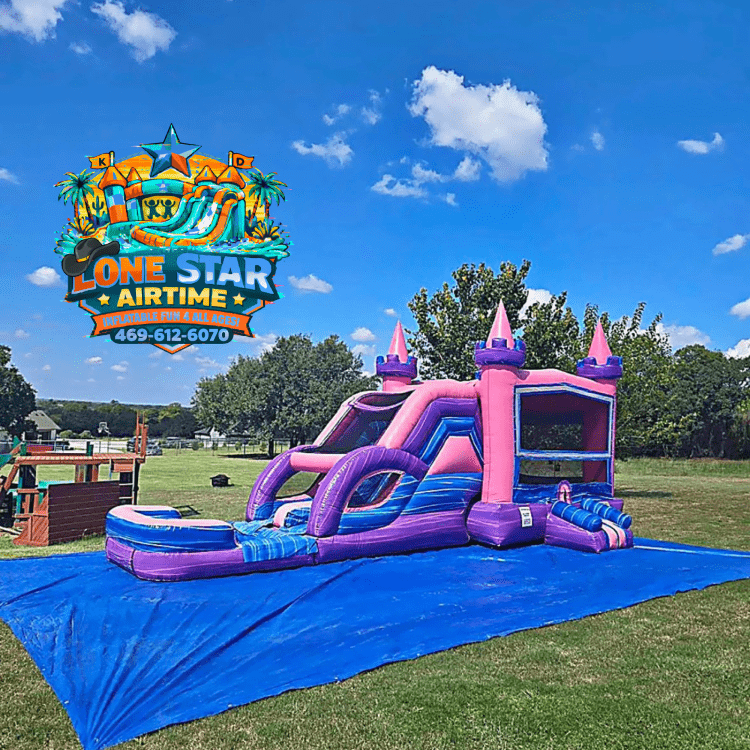 Princess Castle Bounce House w/ Slide